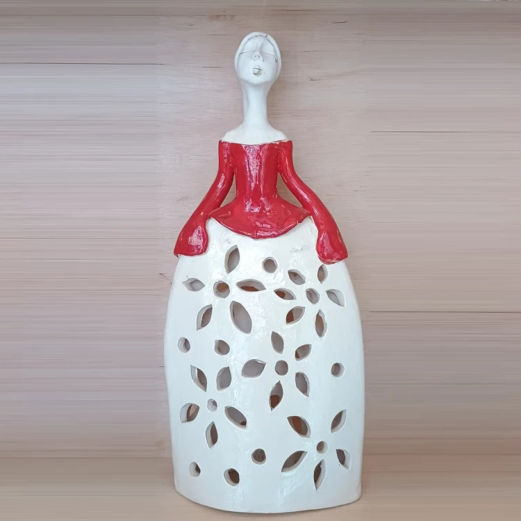 Lampion ceramiczny kobieta.jpg