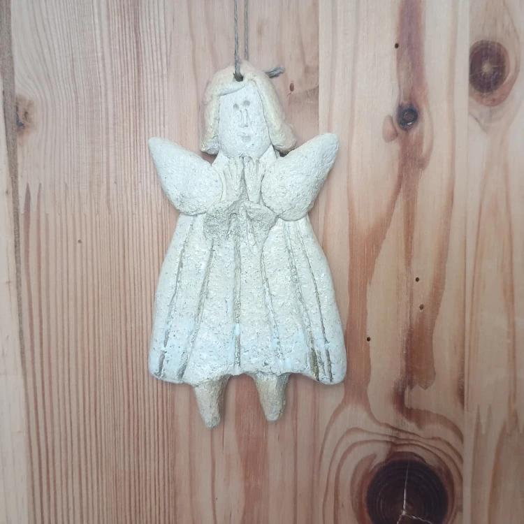 Anioł ceramiczny wiszący mały wariant 5.jpeg