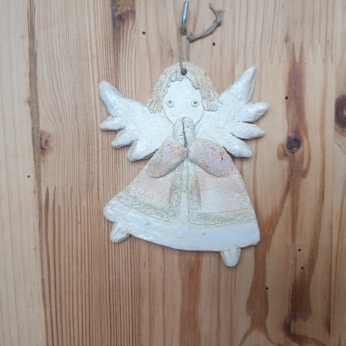 Anioł ceramiczny wiszący mały wariant 14.jpeg